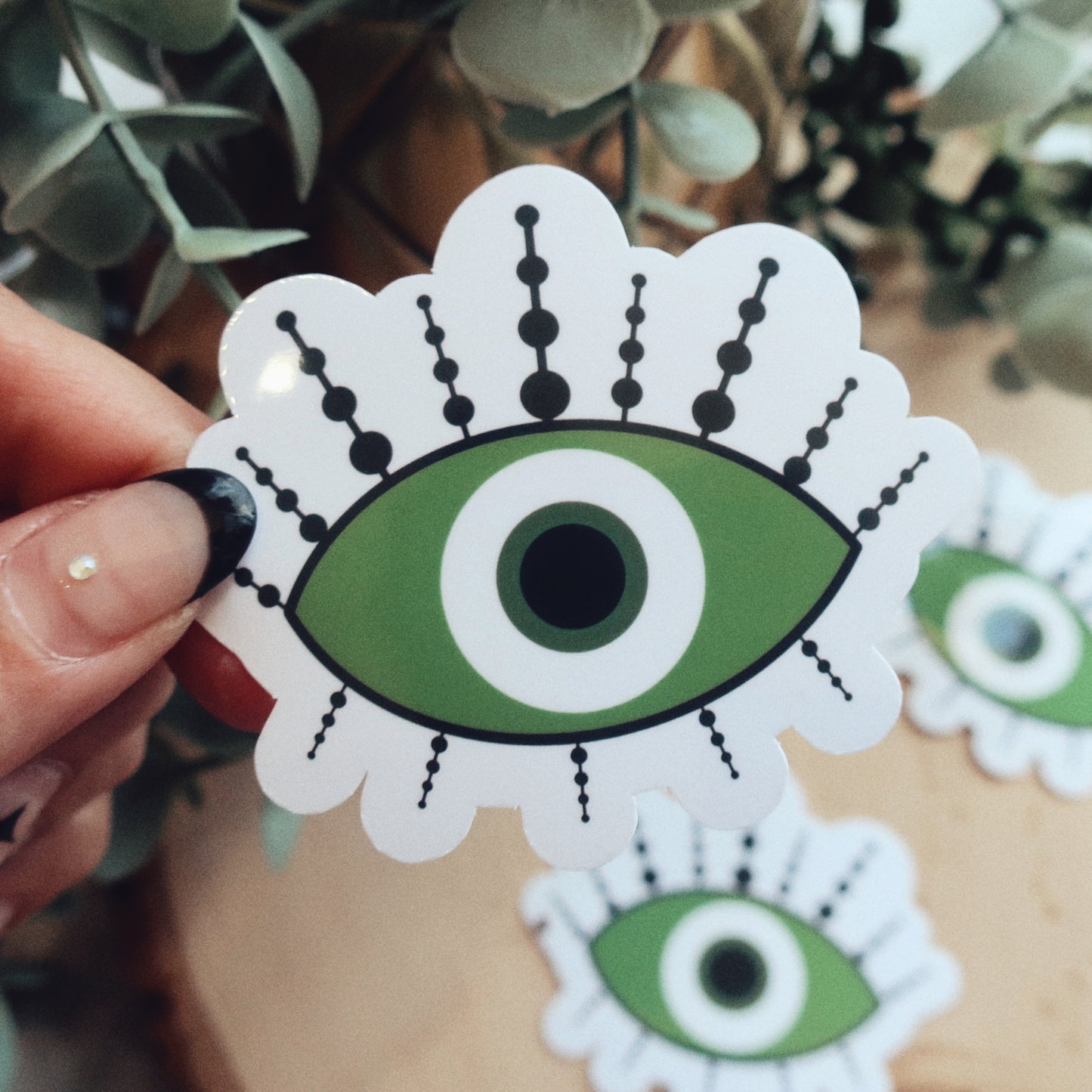 Evil Eye Lash Sticker