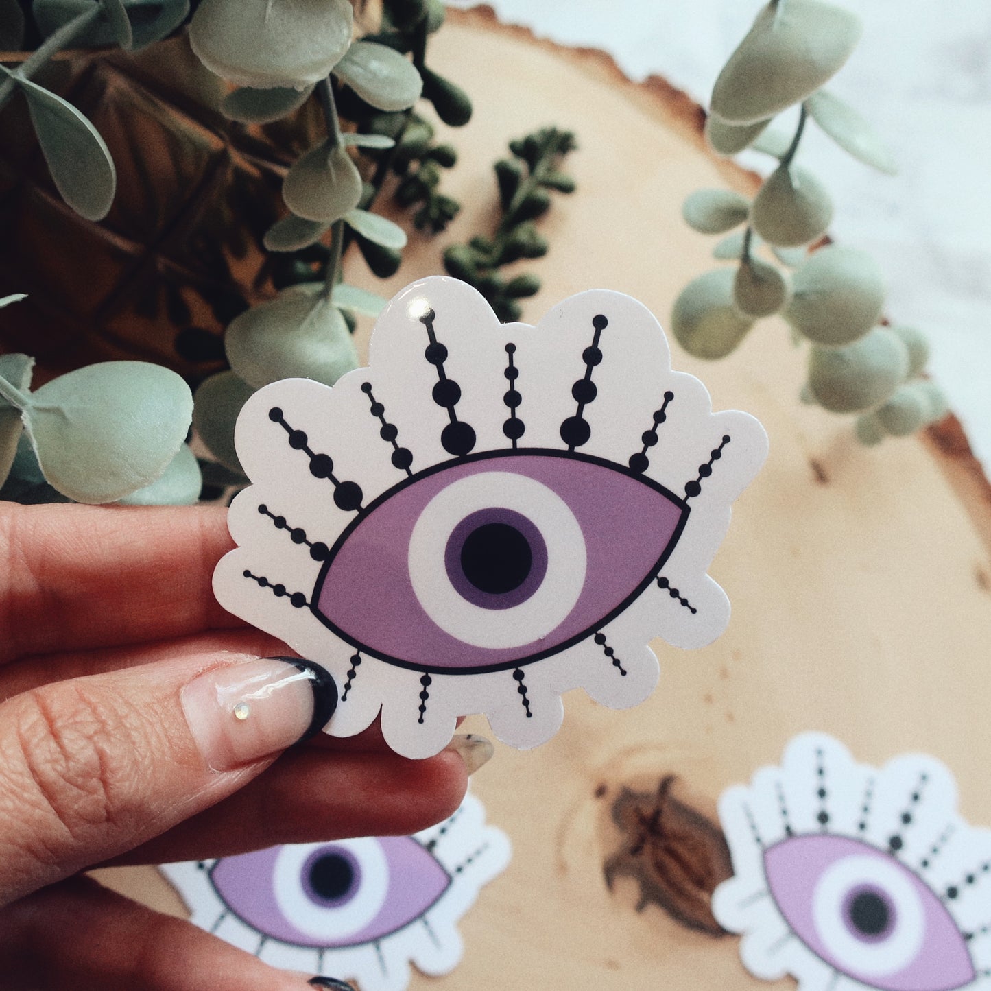 Evil Eye Lash Sticker