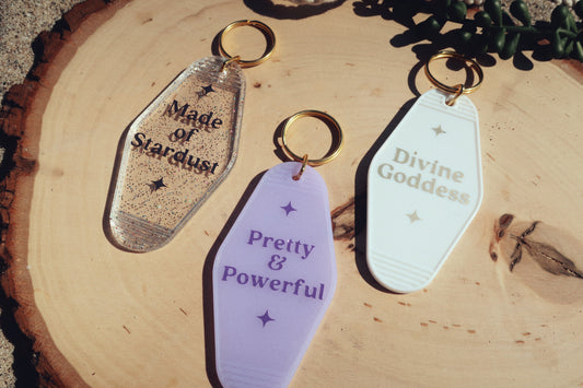 Vintage Motel Keychains