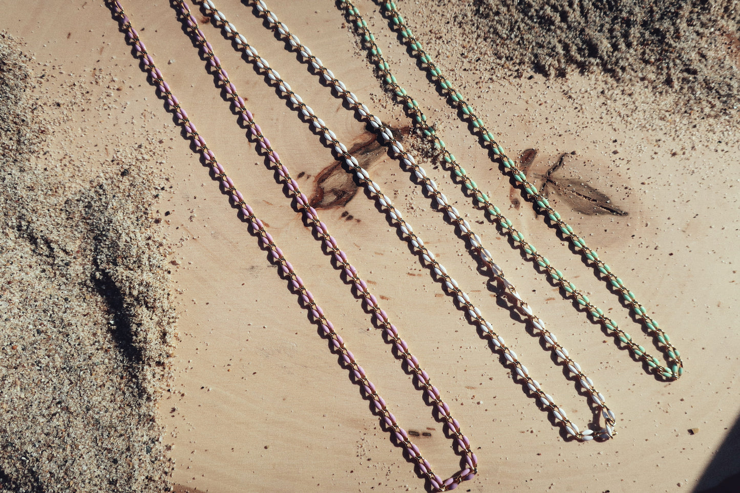 Enamel Chain Necklace