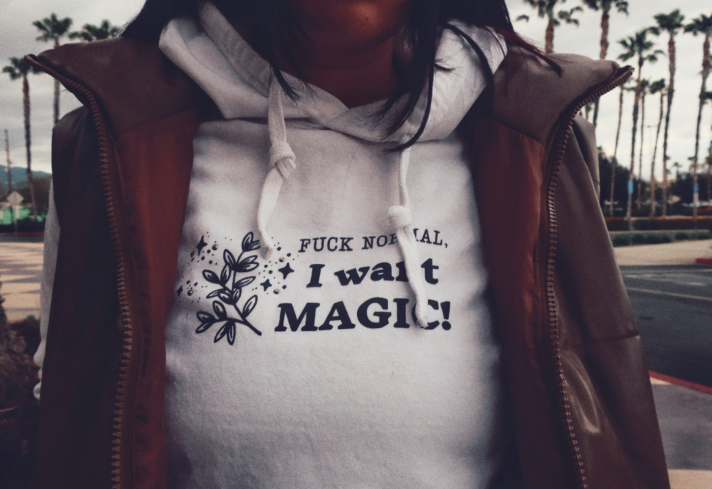 I Want Magic Crop Hoodie