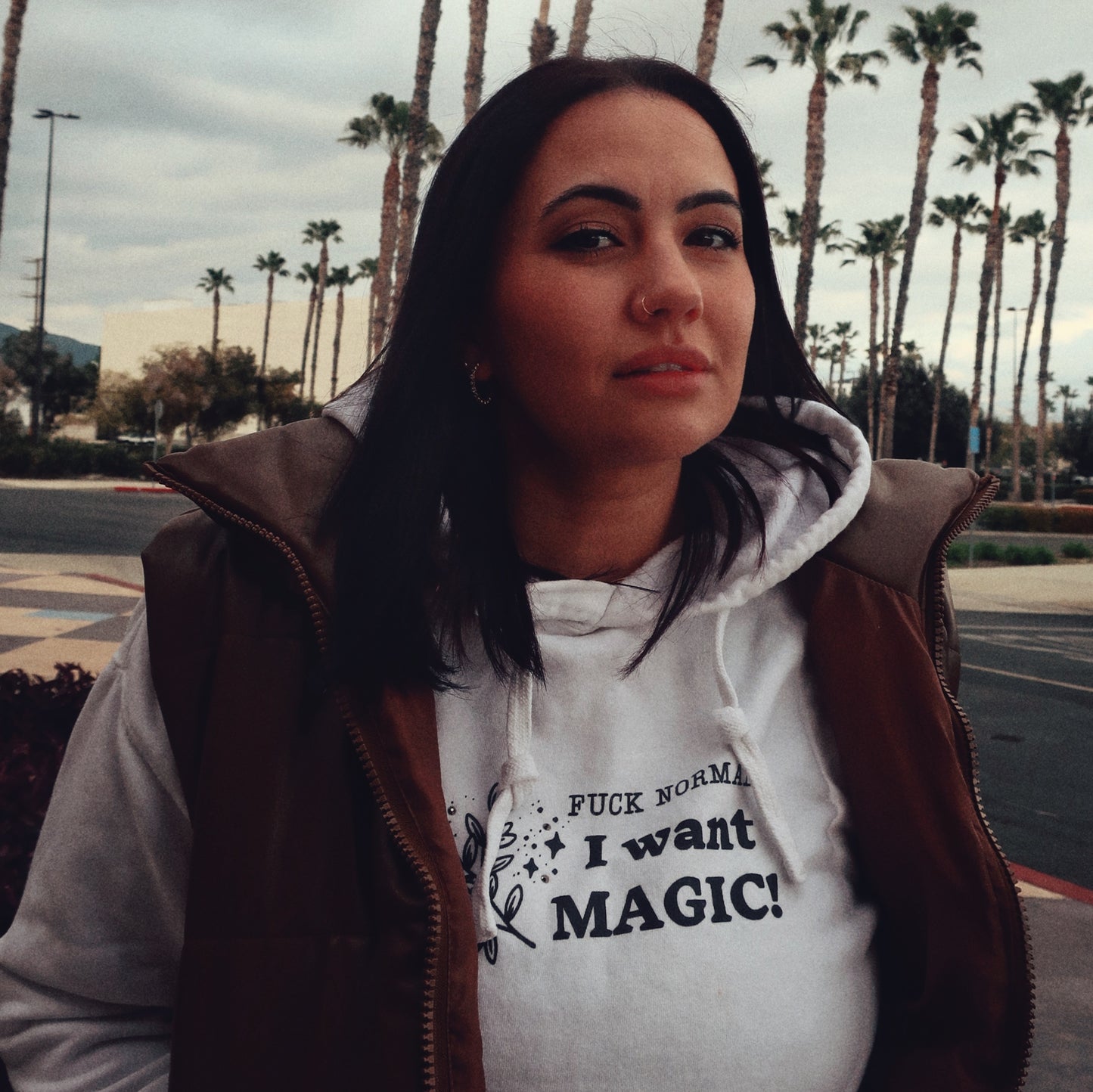 I Want Magic Crop Hoodie